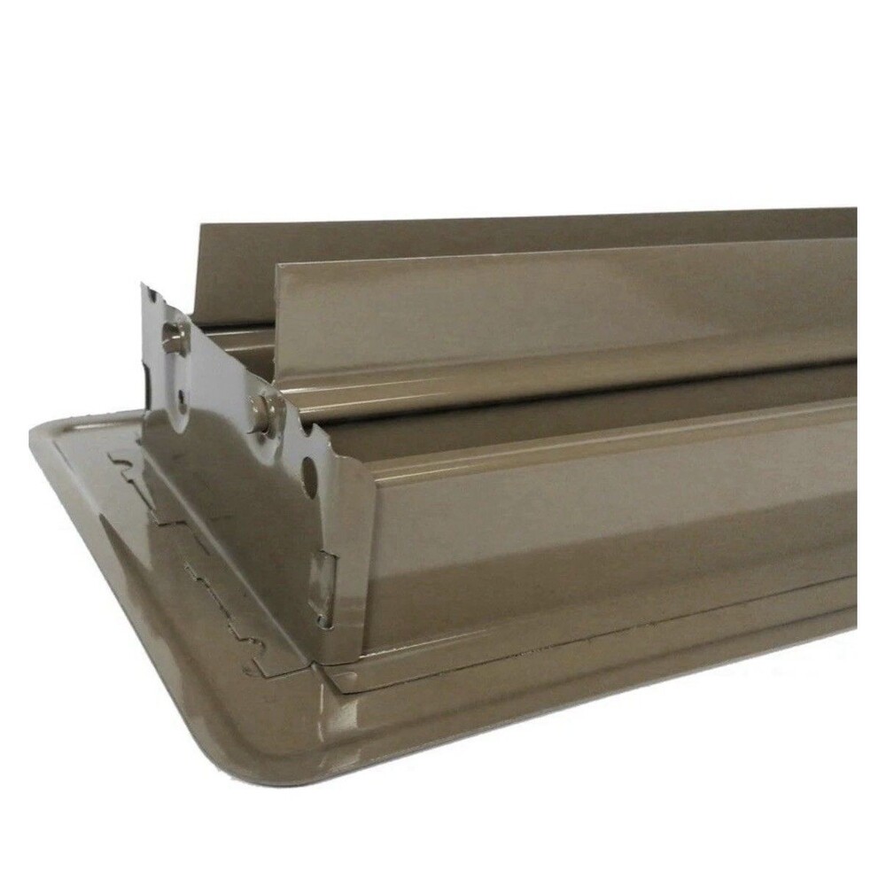 Lot #2 Hart & Cooley 4"x12" Brown Floor Registers Diffuser Air Vent New - Picture 2 of 9